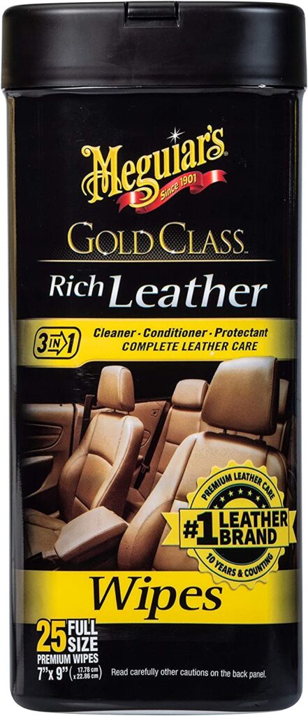 Meguiar Car Leather Wipes